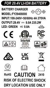 MARC 5 Series 8A Battery Charger (for 30Ah batteries)